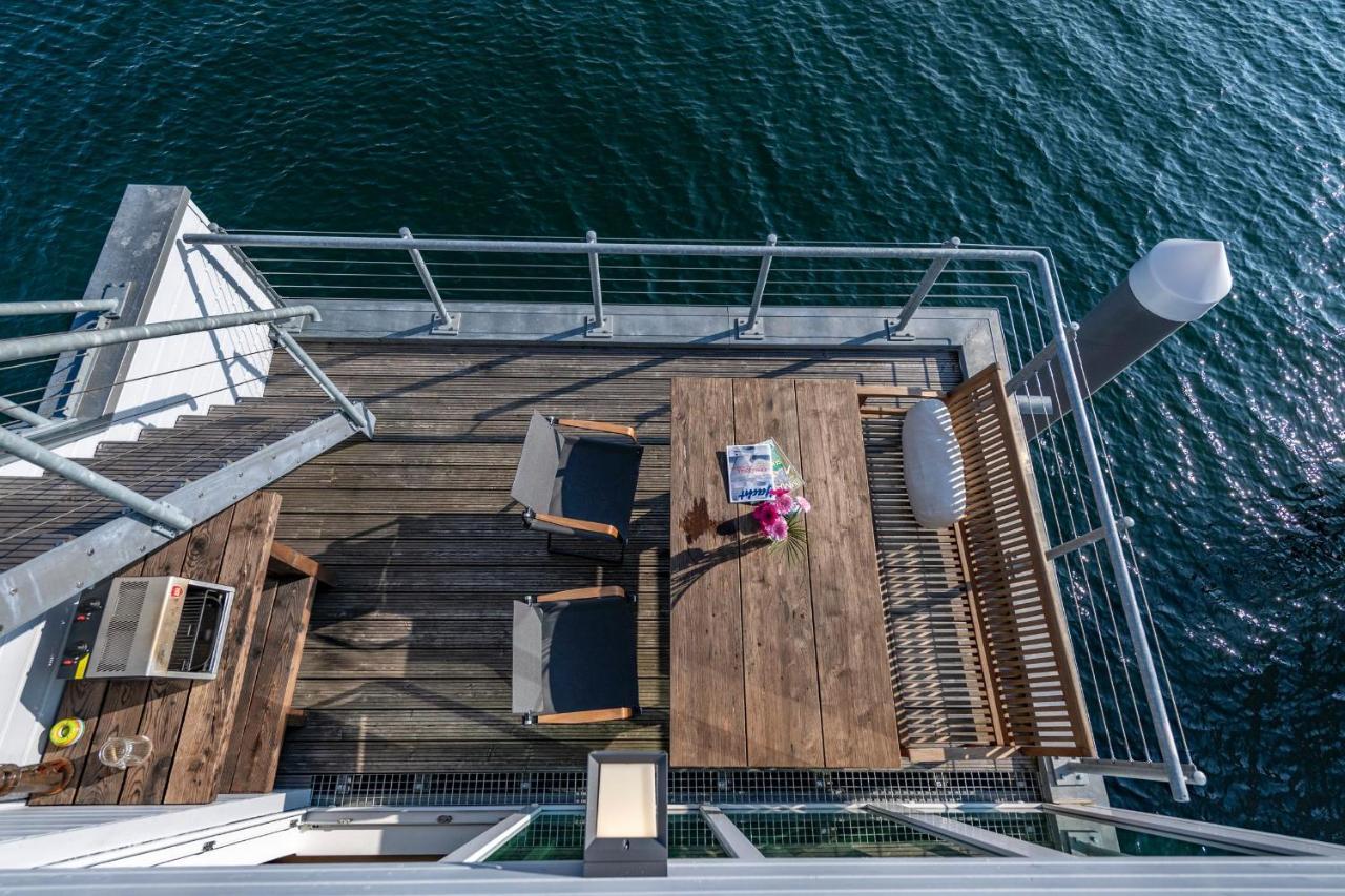 Schwimmendes Haus 10 Grad Ost Villa Olpenæs Eksteriør billede